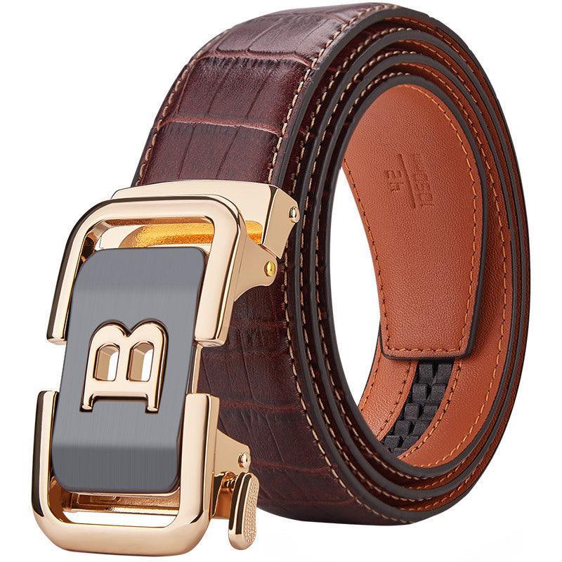 Ceinture de costume en cuir pour homme, modèle Balz