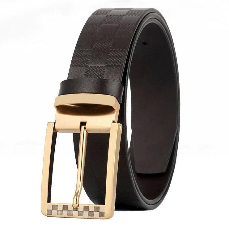 Ceinture de costume en cuir pour homme, modèle Edvard - La Boutique de la Ceinture