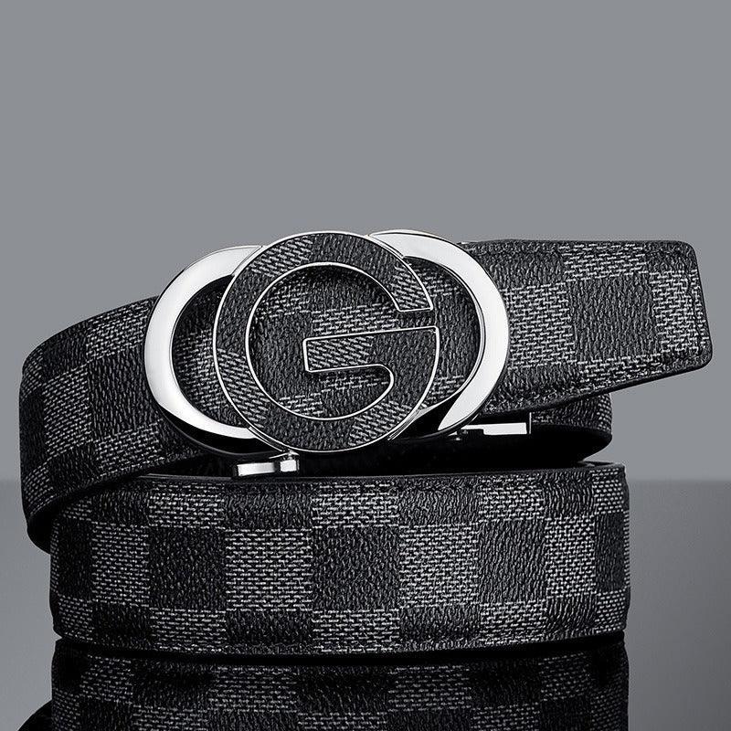 Ceinture de costume en cuir pour homme, modèle Gioele