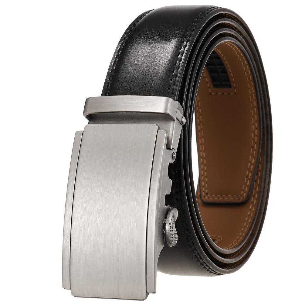 WERFORU Ceinture Homme Automatiques à Cliquet, Ceinture Réglable Sans Trou Pour Homme avec Boucle Automatique pour Costume et Loisirs Largeur 3cm WERFORU Ceinture Homme Automatiques à Cliquet, Ceinture Réglable Sans Trou Pour Homme avec Boucle Automatique pour Costume et Loisirs Largeur 3cm