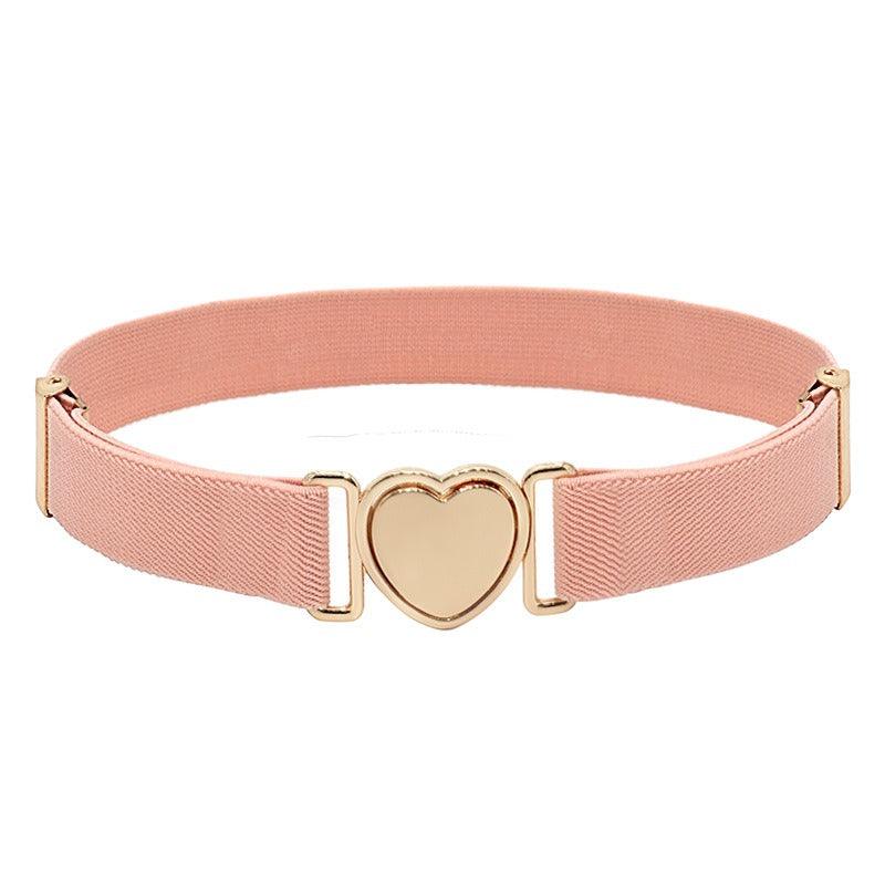 Ceinture lastique Attache Rapide En Forme De Coeur Pour Fille ceinture-lastique-attache-rapide-en-forme-de-coeur-pour-fille