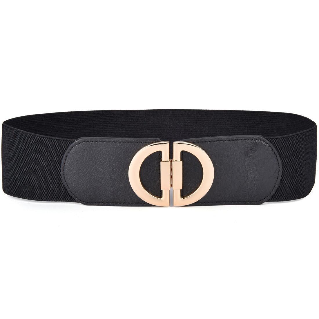 Ceinture élastique taille haute, pour femme, modèle Éliane - La Boutique de la Ceinture