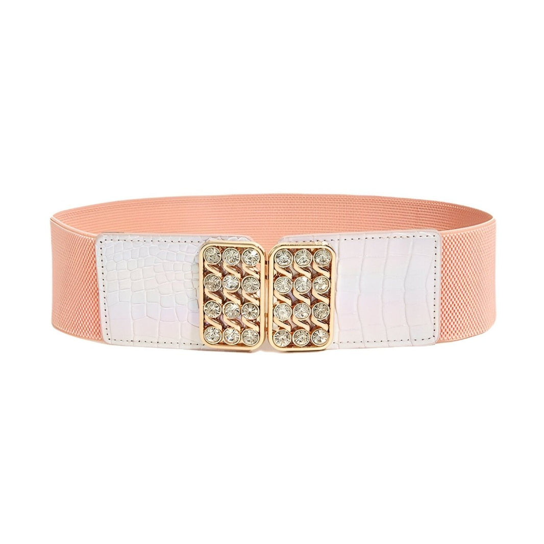 Ceinture Extensible Femmes Large Ceintures de Taille Élastique Dames Décorati