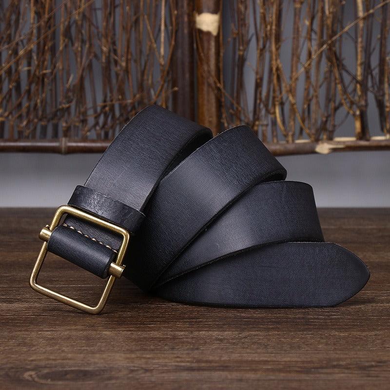 Ceinture en cuir, modèle Strumiana - La Boutique de la Ceinture