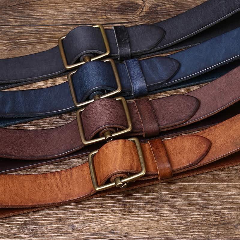 Ceinture en cuir, modèle Strumiana - La Boutique de la Ceinture