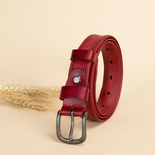 Ceinture en cuir pour femme, modèle Anaa - La Boutique de la Ceinture