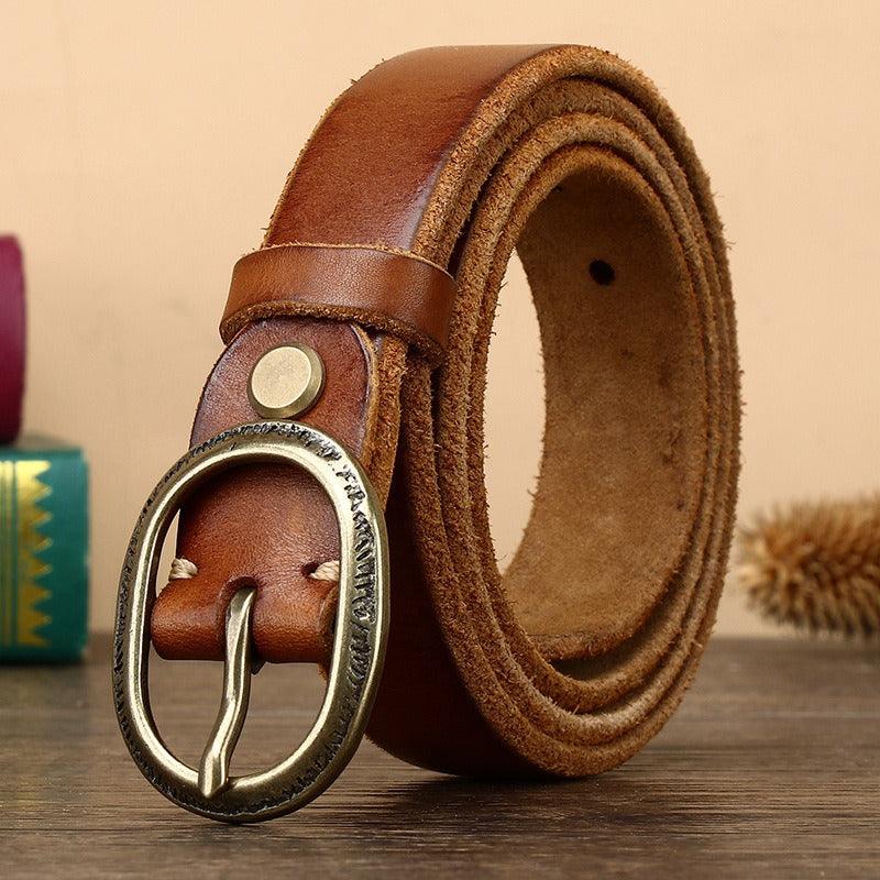 Ceinture en cuir pour femme, modèle Anjali - La Boutique de la Ceinture