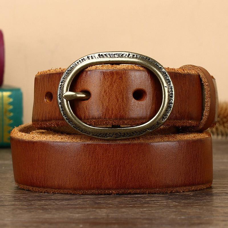 Ceinture en cuir pour femme, modèle Anjali - La Boutique de la Ceinture