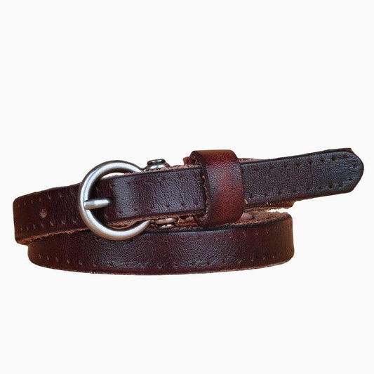 Ceinture en cuir pour femme, modèle Anneke - La Boutique de la Ceinture