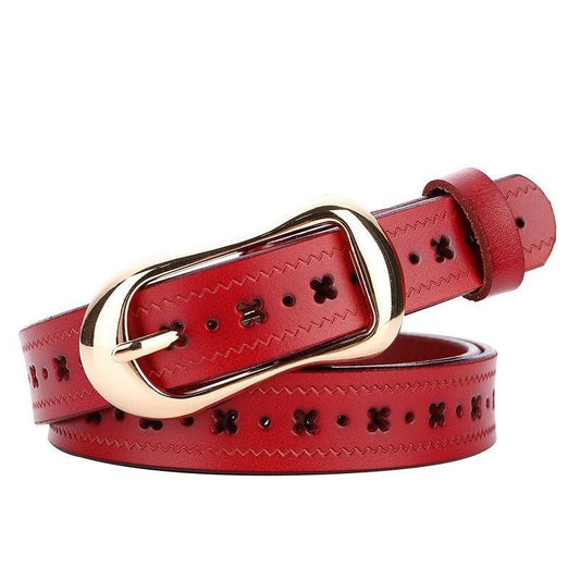 Ceinture en cuir pour femme, modèle Astarte - La Boutique de la Ceinture