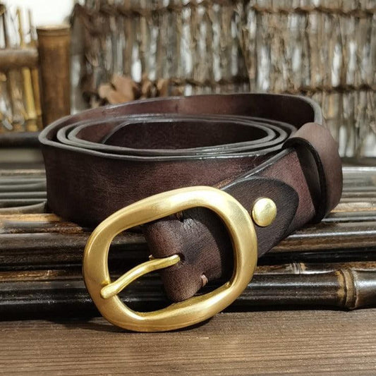 Ceinture en cuir pour femme, modèle Aulia - La Boutique de la Ceinture