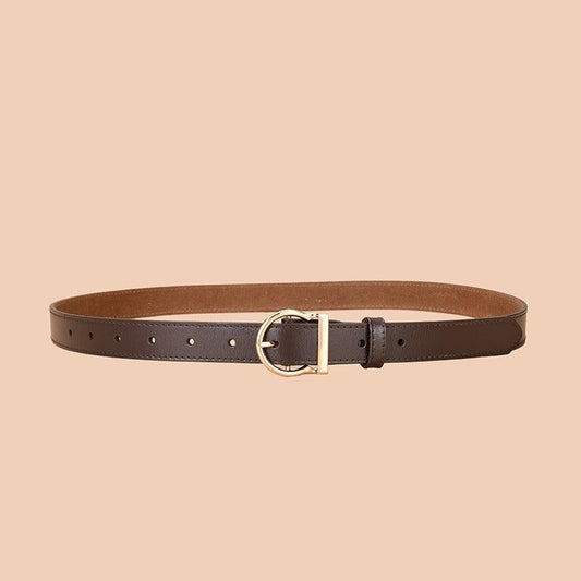 Ceinture en cuir pour femme, modèle Duva - La Boutique de la Ceinture