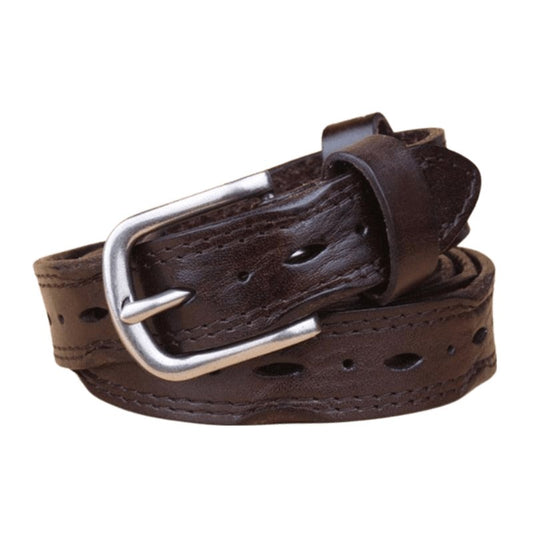 Ceinture en cuir pour femme, modèle Elena - La Boutique de la Ceinture