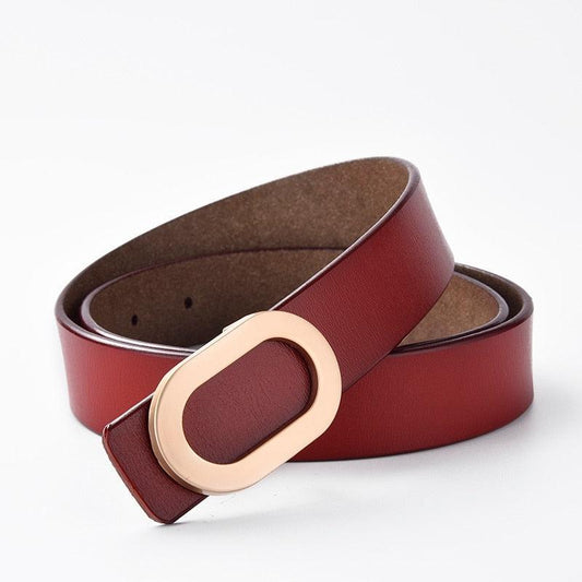 Ceinture en cuir pour femme, modèle Maya - La Boutique de la Ceinture