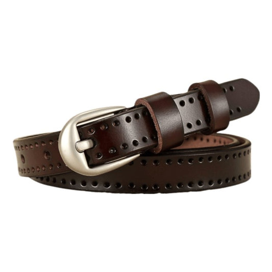 Ceinture en cuir pour femme, modèle Nerinai - La Boutique de la Ceinture