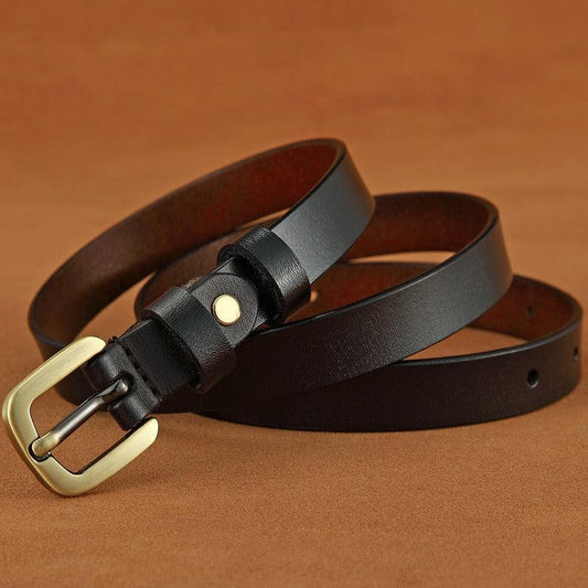 Ceinture en cuir pour femme, modèle Nurziunia - La Boutique de la Ceinture