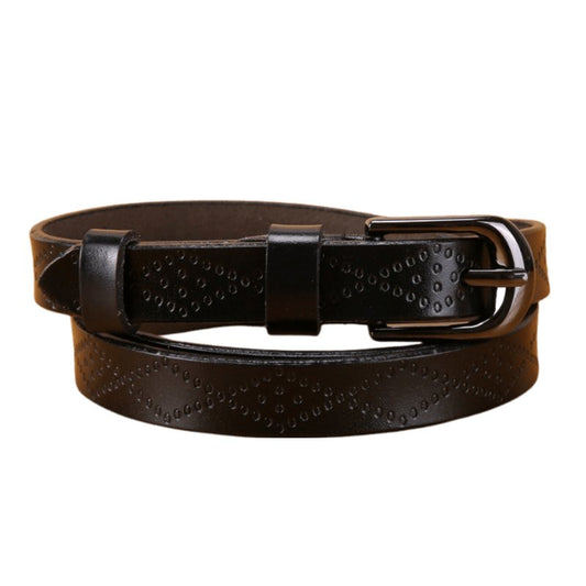 Ceinture en cuir pour femme, modèle Pinaria - La Boutique de la Ceinture