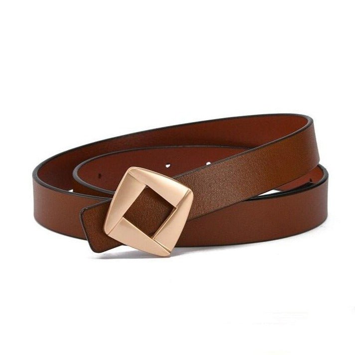 Ceinture en cuir pour femme, modèle Pridoni - La Boutique de la Ceinture