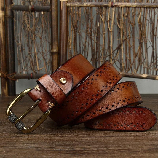 Ceinture en cuir pour femme, modèle Sherturi - La Boutique de la Ceinture