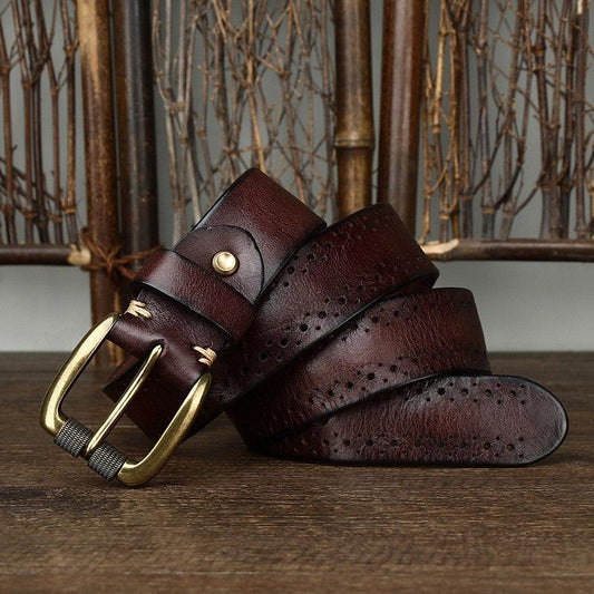 Ceinture en cuir pour femme, modèle Sherturi - La Boutique de la Ceinture