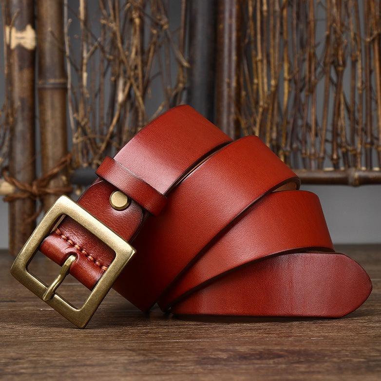 Ceinture en cuir pour femme, modèle Stenia - La Boutique de la Ceinture