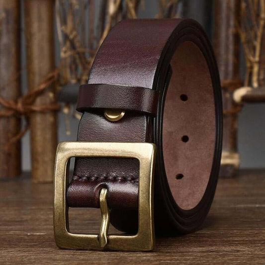 Ceinture en cuir pour femme, modèle Stenia - La Boutique de la Ceinture