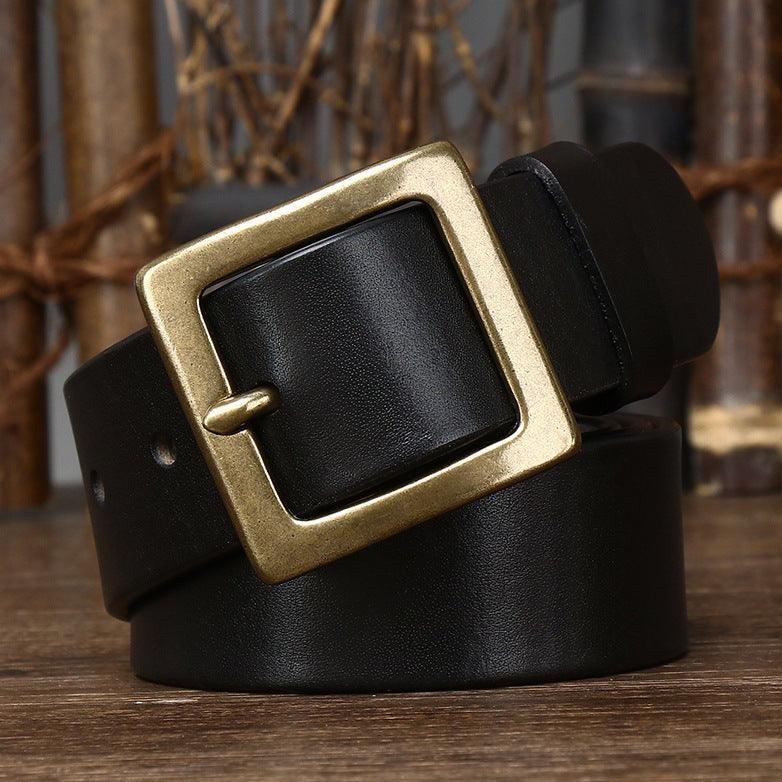 Ceinture en cuir pour femme, modèle Stenia - La Boutique de la Ceinture