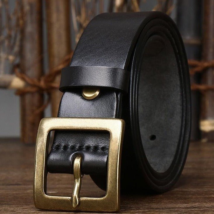 Ceinture en cuir pour femme, modèle Stenia - La Boutique de la Ceinture