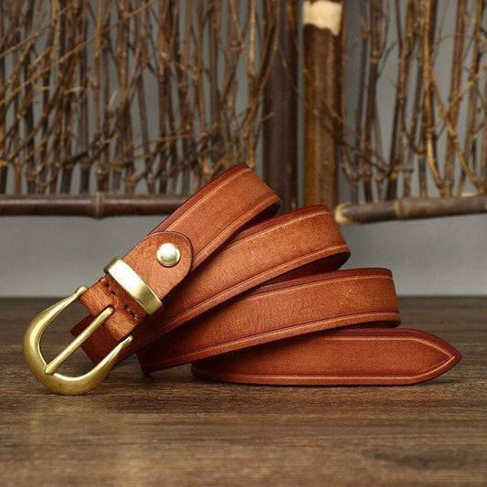 Ceinture en cuir pour femme, modèle Svenia - La Boutique de la Ceinture