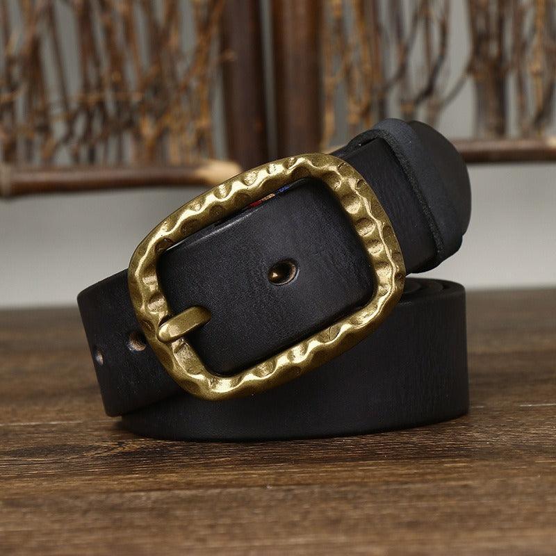 Ceinture en cuir pour femme, modèle Tahirah