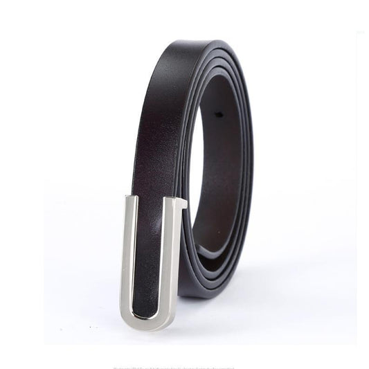 Ceinture en cuir pour femme, modèle Zuma - La Boutique de la Ceinture