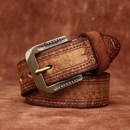 Ceinture en cuir pour femme ou homme, modèle Aarushi - La Boutique de la Ceinture