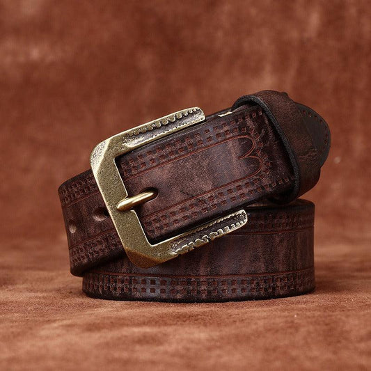 Ceinture en cuir pour femme ou homme, modèle Aarushi - La Boutique de la Ceinture