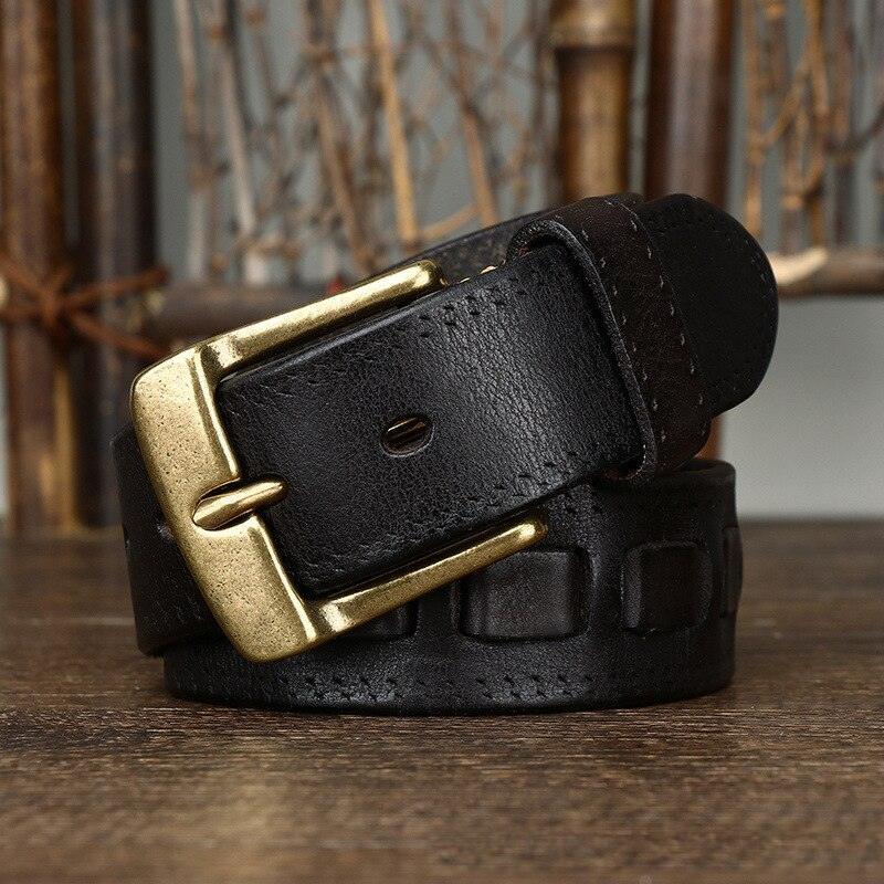 Ceinture en cuir pour femme ou homme, modèle Alfnia - La Boutique de la Ceinture