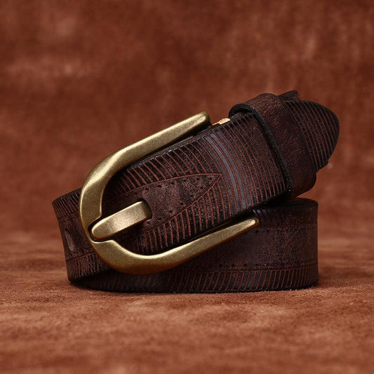 Ceinture en cuir pour femme ou homme, modèle Diya - La Boutique de la Ceinture