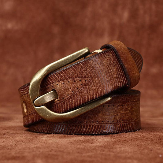 Ceinture en cuir pour femme ou homme, modèle Diya - La Boutique de la Ceinture