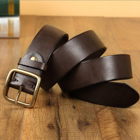 Ceinture en cuir pour femme ou homme, modèle Lartha - La Boutique de la Ceinture