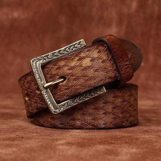 Ceinture en cuir pour femme ou homme, modèle Priyanka - La Boutique de la Ceinture