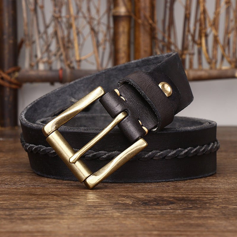 Boucle De Ceinture Automatique Dorée Pour Homme - Fermoir à Cliquet, Réglable Facile, Style Pro Ou Décontracté