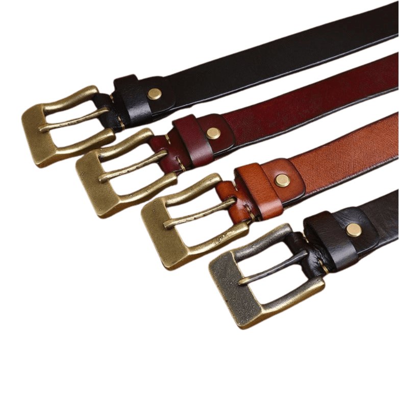 Ceinture en cuir pour homme, modèle Ramthia - La Boutique de la Ceinture