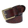 Ceinture en cuir, texturée Style Bohème pour Femme ou Homme, modèle Xioma - La Boutique de la Ceinture
