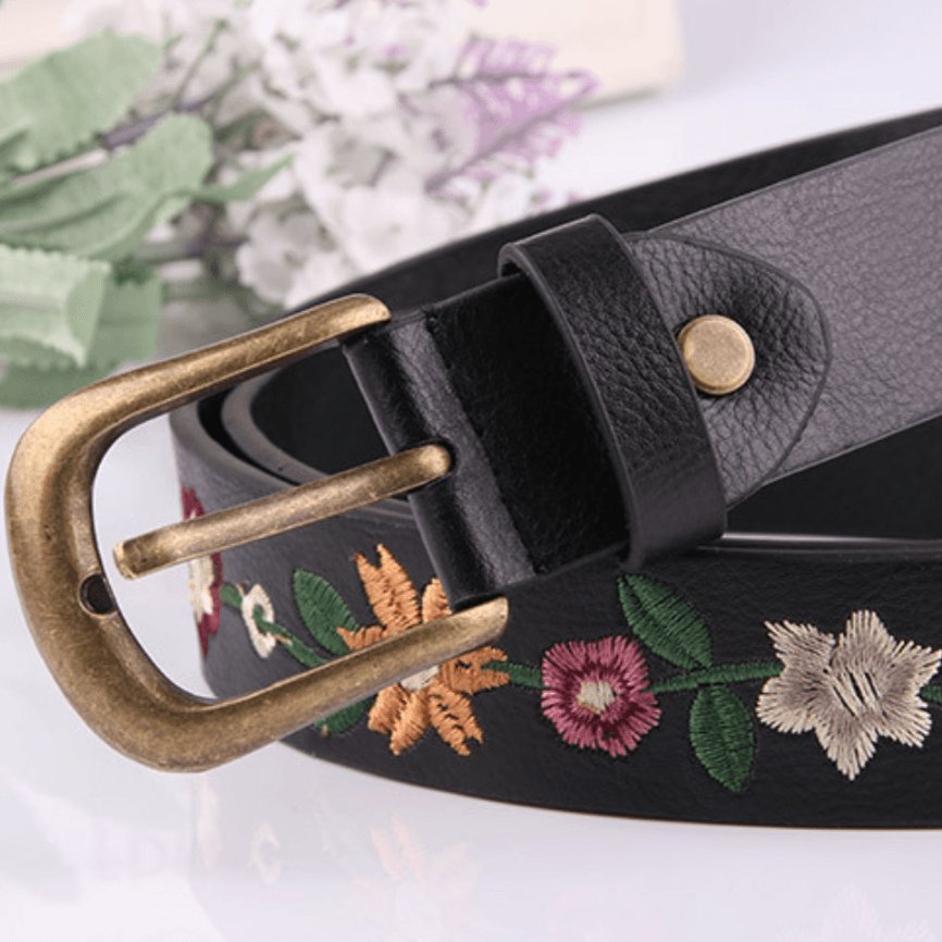 Ceinture en simili cuir pour femme, modèle Rufia - La Boutique de la Ceinture