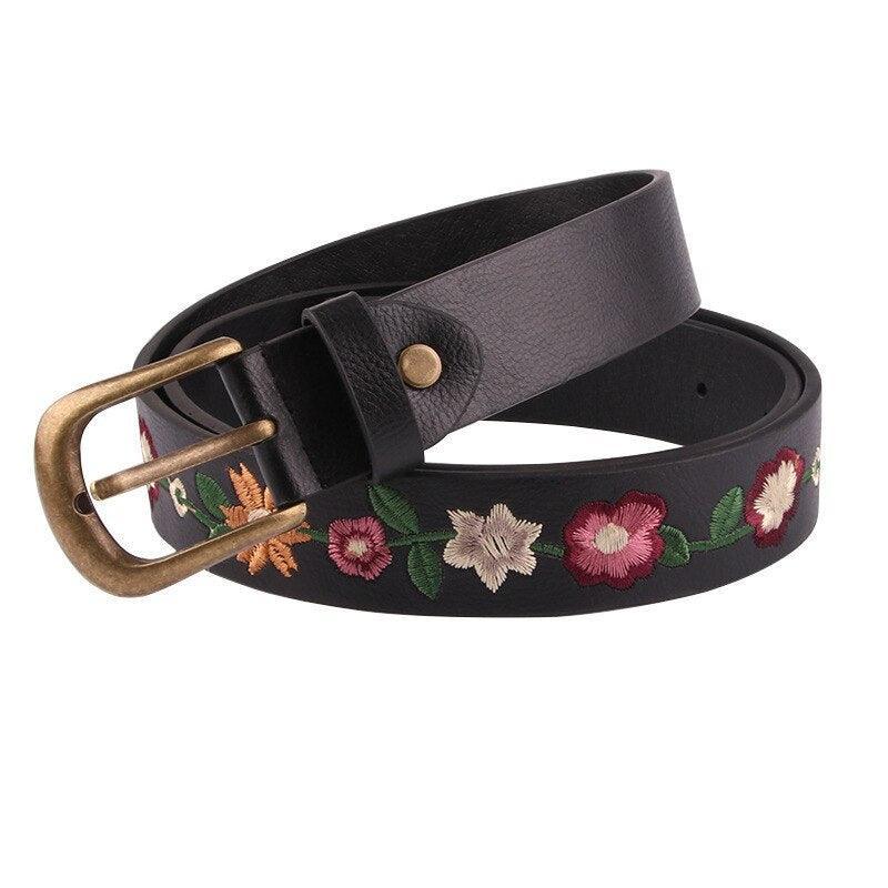 Ceinture en simili cuir pour femme, modèle Rufia - La Boutique de la Ceinture