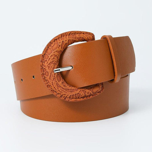 Ceinture en simili cuir pour femme, modèle Tehea - La Boutique de la Ceinture