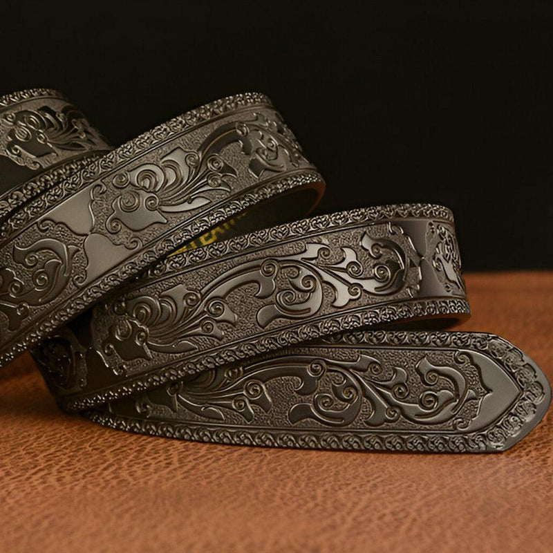 Ceinture Esprit Animal à motif Dragon avec lettre Z, modèle Tyler