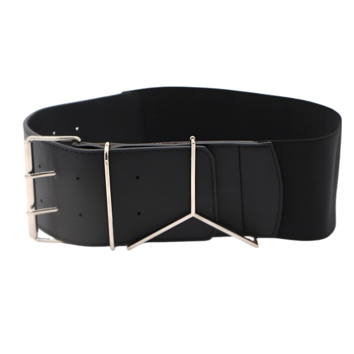 Ceinture Extra Large XXL à double ardillons, modèle Lise - La Boutique de la Ceinture