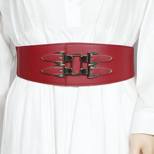 Ceinture Extra Large XXL avec boucles à accroche, modèle Leila - La Boutique de la Ceinture