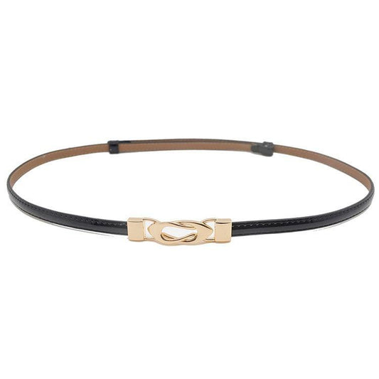 Ceinture fine en cuir pour femme, modèle Fubbaki - La Boutique de la Ceinture