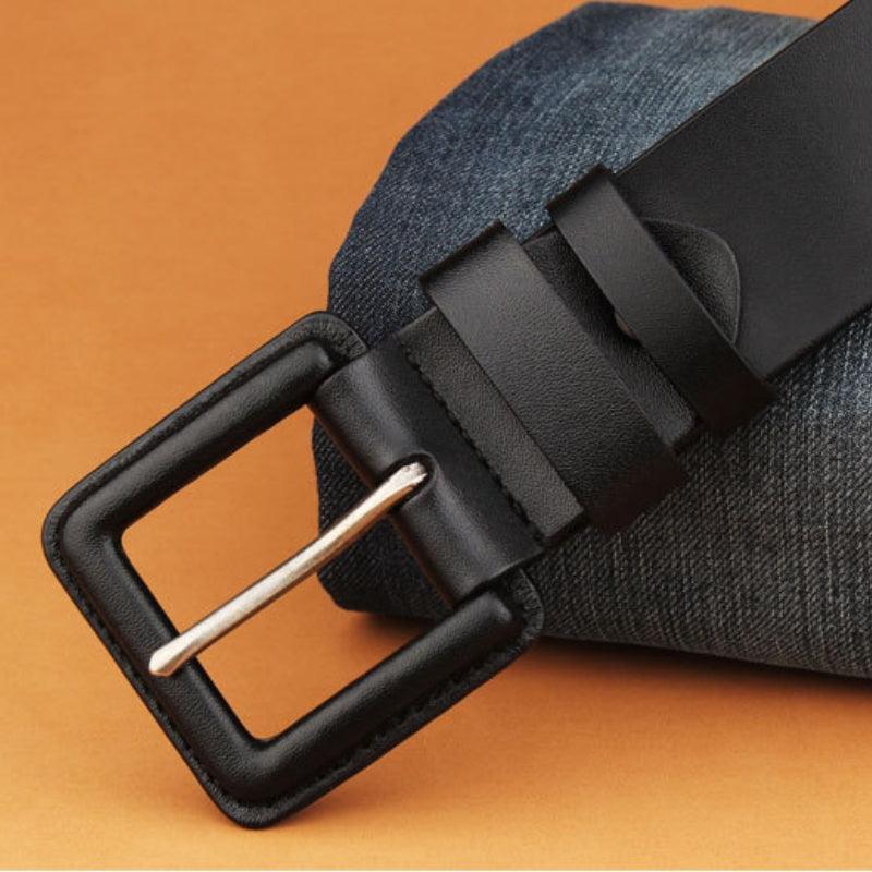 Ceinture grande taille avec boucle anti-allergie pour femme ou homme, modèle Kent