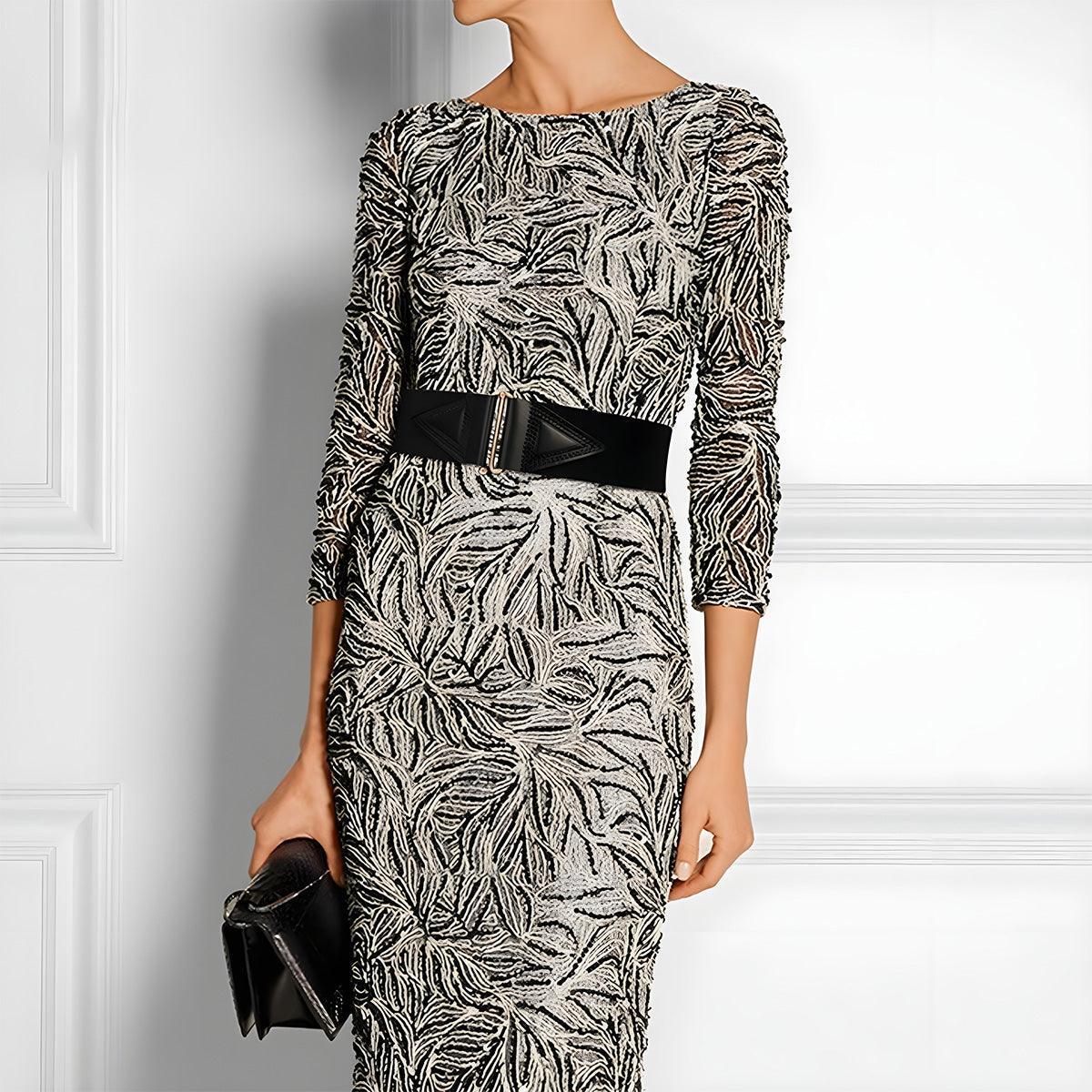 Taille Ceinture Noire Femme Large Ceinture Large élastique, Taille